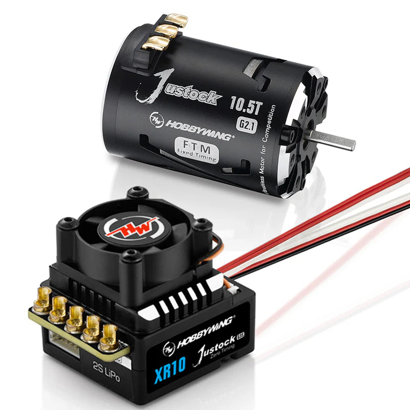 Xerun XR10 Justock G3S, JS2 10.5T G2.1 Motor Combo