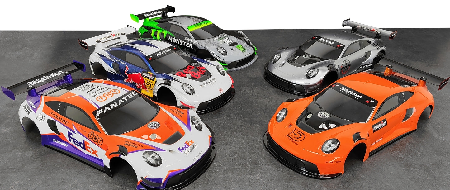 P-GT3R 1/10 GT On-Road Body (Clear) (190mm) (Light Weight)