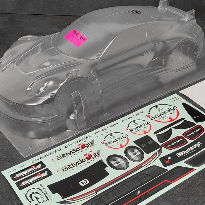 P-GT3R 1/10 GT On-Road Body (Clear) (190mm) (Light Weight)