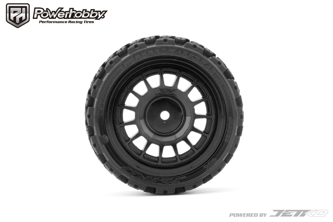 1/10 Rally Couragia Tires Mounted on Black Claw Rims (x4)