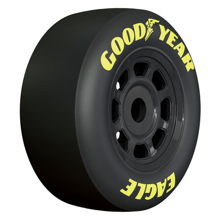 1/7 Goodyear NASCAR Truck F/R Belted MTD 17mm Black