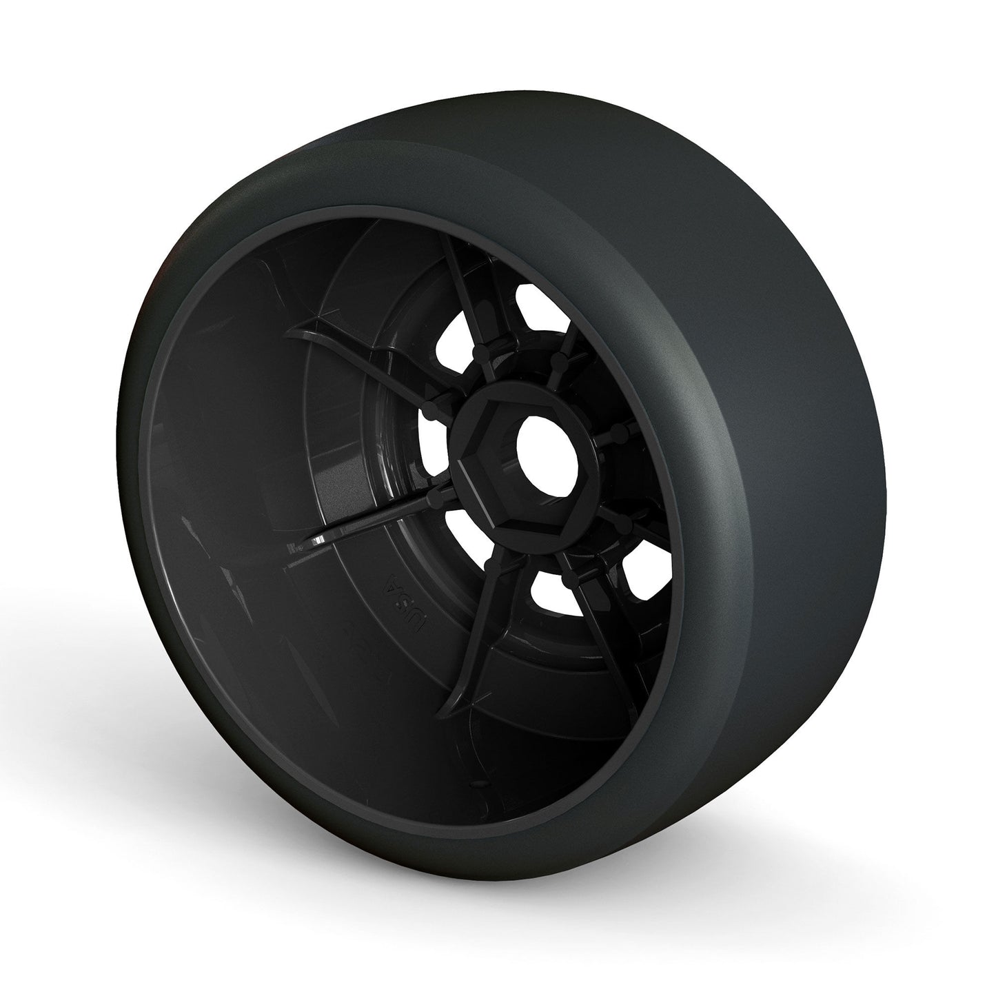 1/7 Goodyear NASCAR Truck F/R Belted MTD 17mm Black