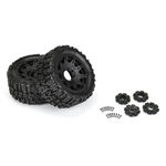Trencher F/R 5.7” Tires Mounted 24mm Black Raid 8x48 Hex (x2)
