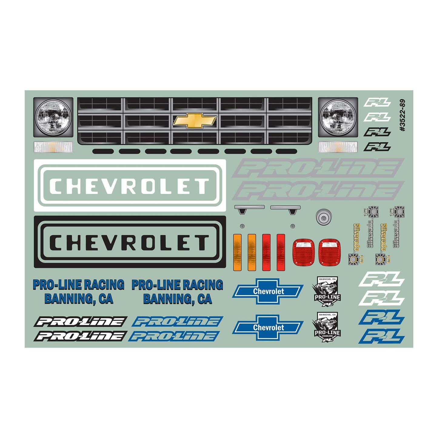 1978 Chevy K-10 12.3" WB CLEAR BODY ONLY