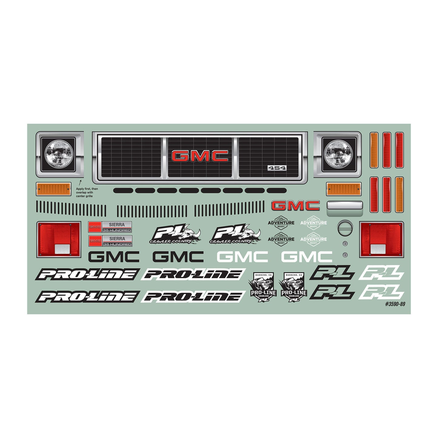 1/10 1973 GMC Sierra 3500 Clear Body 12.3" (313mm)