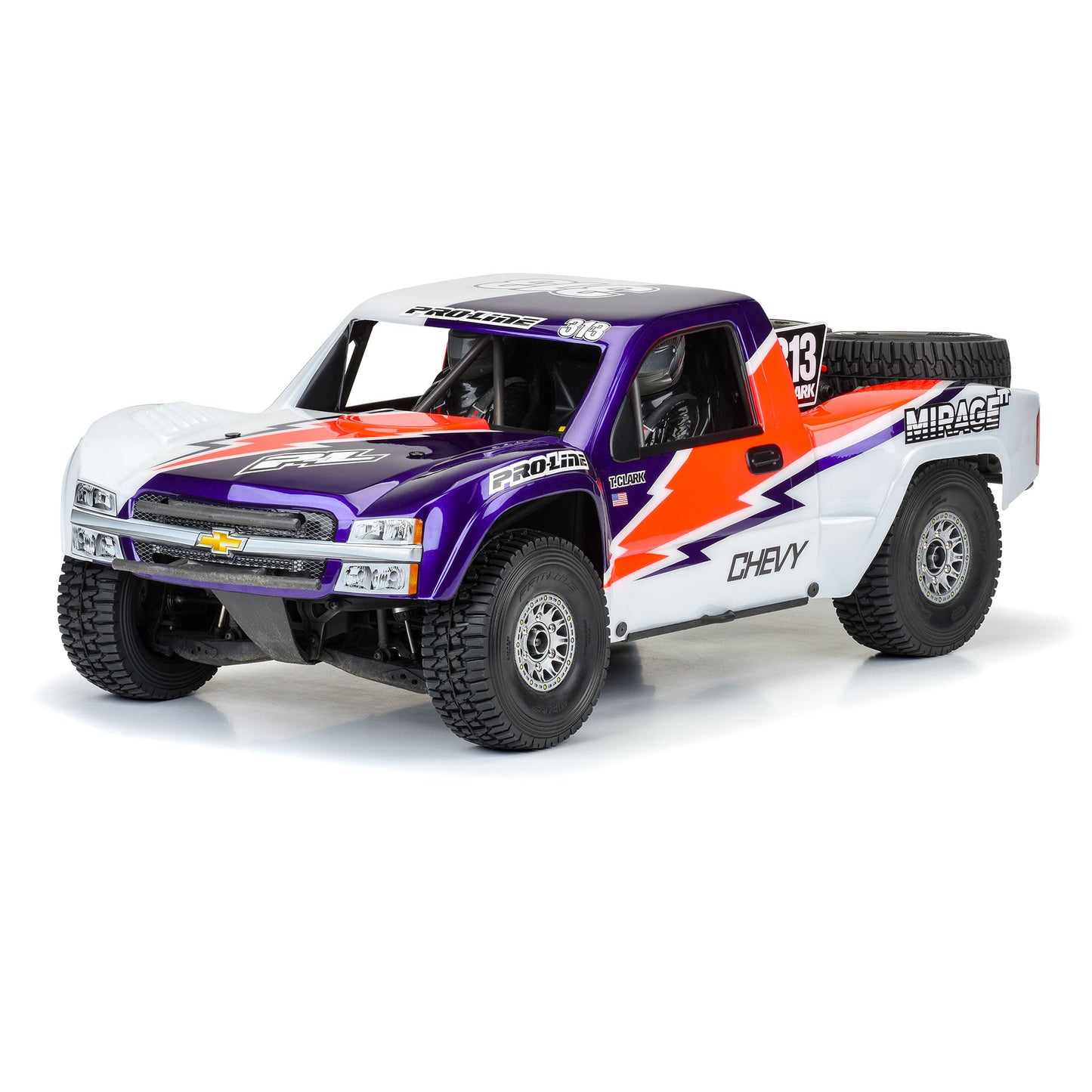 Pre-Cut 2007 Chevy Silverado Clear Body: Unlimited Desert Racer