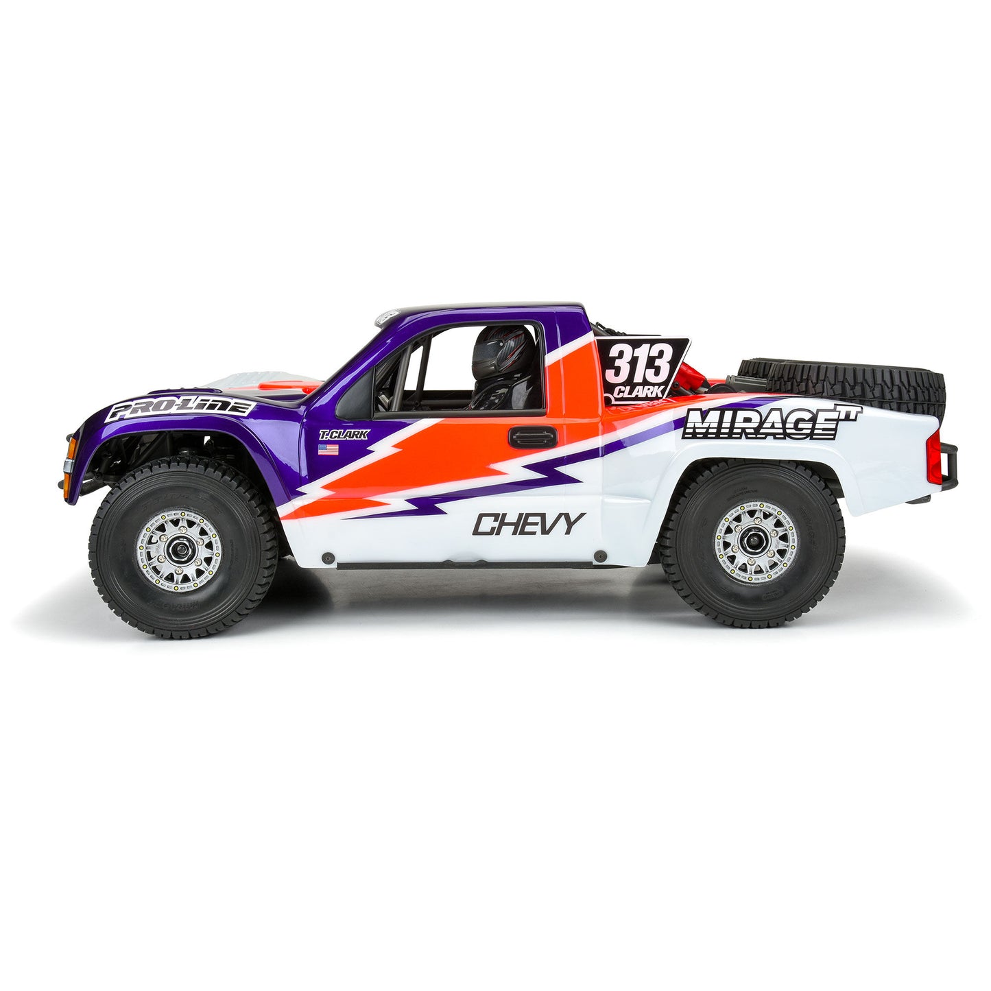 Pre-Cut 2007 Chevy Silverado Clear Body: Unlimited Desert Racer