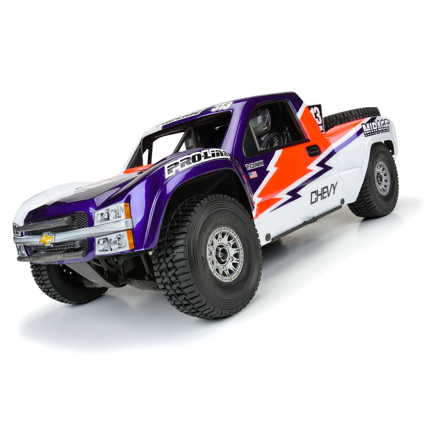 Pre-Cut 2007 Chevy Silverado Clear Body: Unlimited Desert Racer