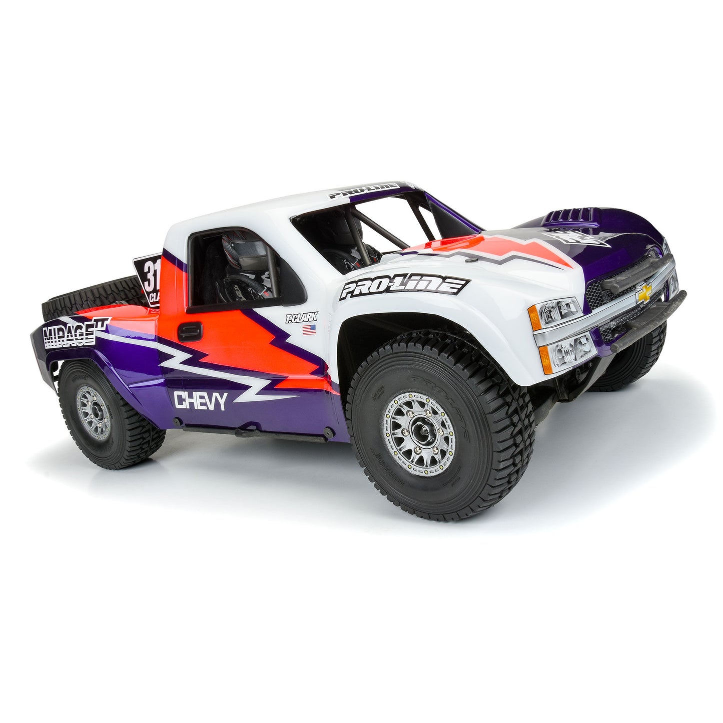 Pre-Cut 2007 Chevy Silverado Clear Body: Unlimited Desert Racer