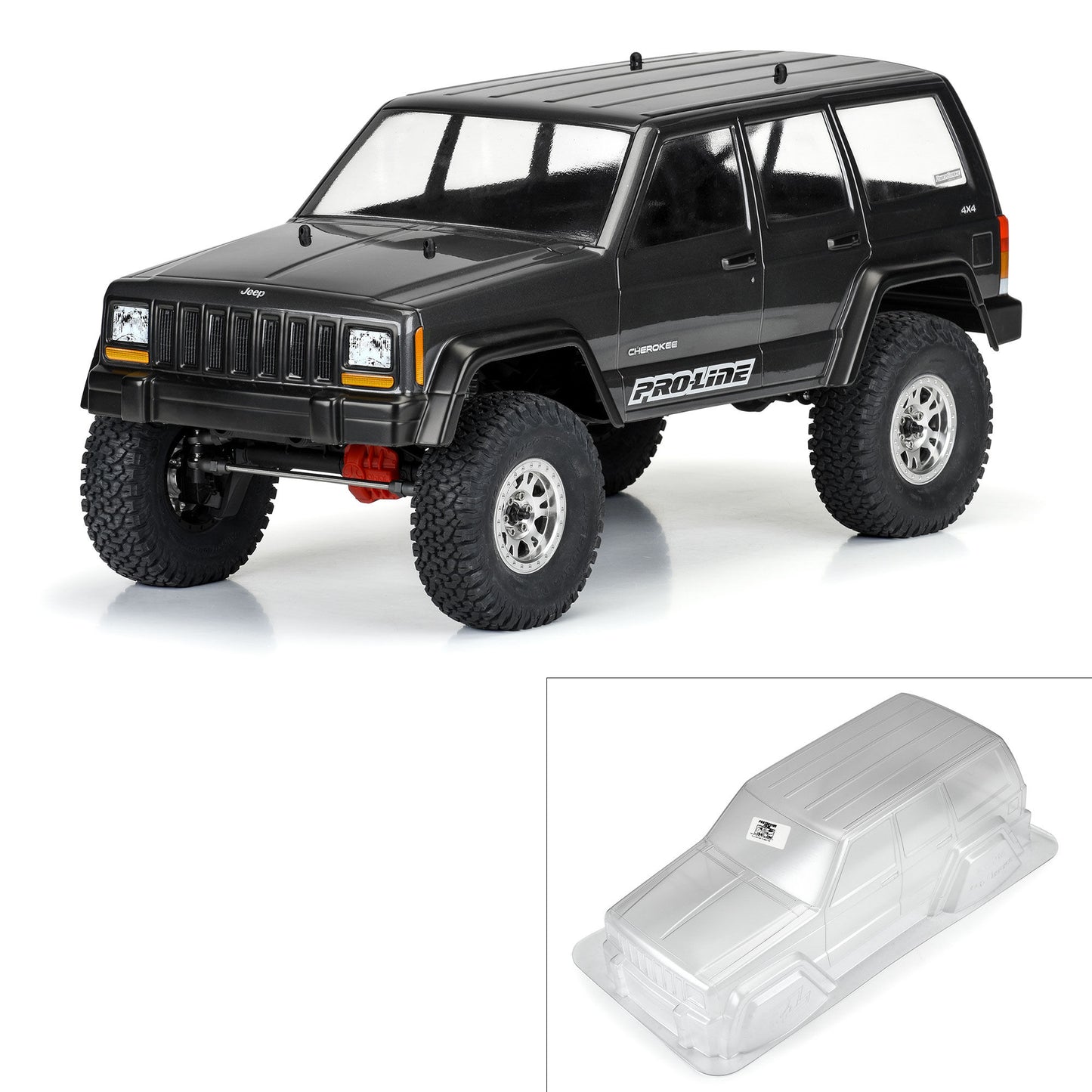 1/10 2001 Jeep Cherokee 12.3” (313mm) Wheelbase CLEAR BODY