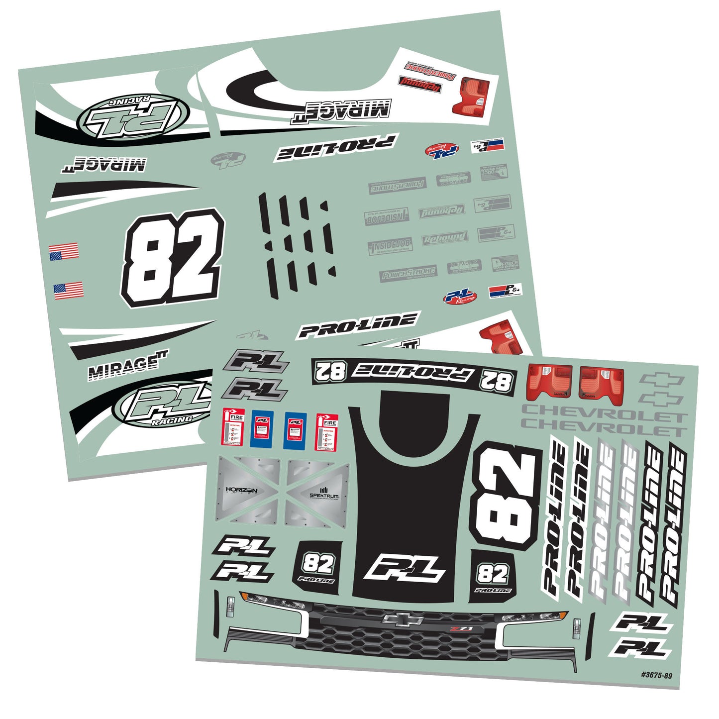 1/16 Pre-Cut 2019 Chevy Trophy Truck - Gray Body: GROM