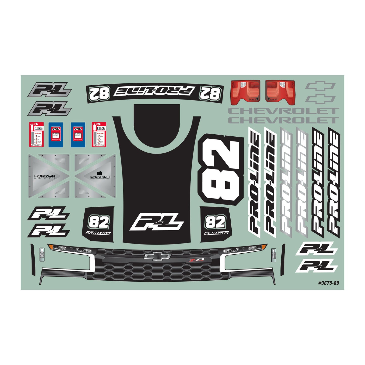 1/16 Pre-Cut 2019 Silverado Trophy Truck Clear Body: GROM