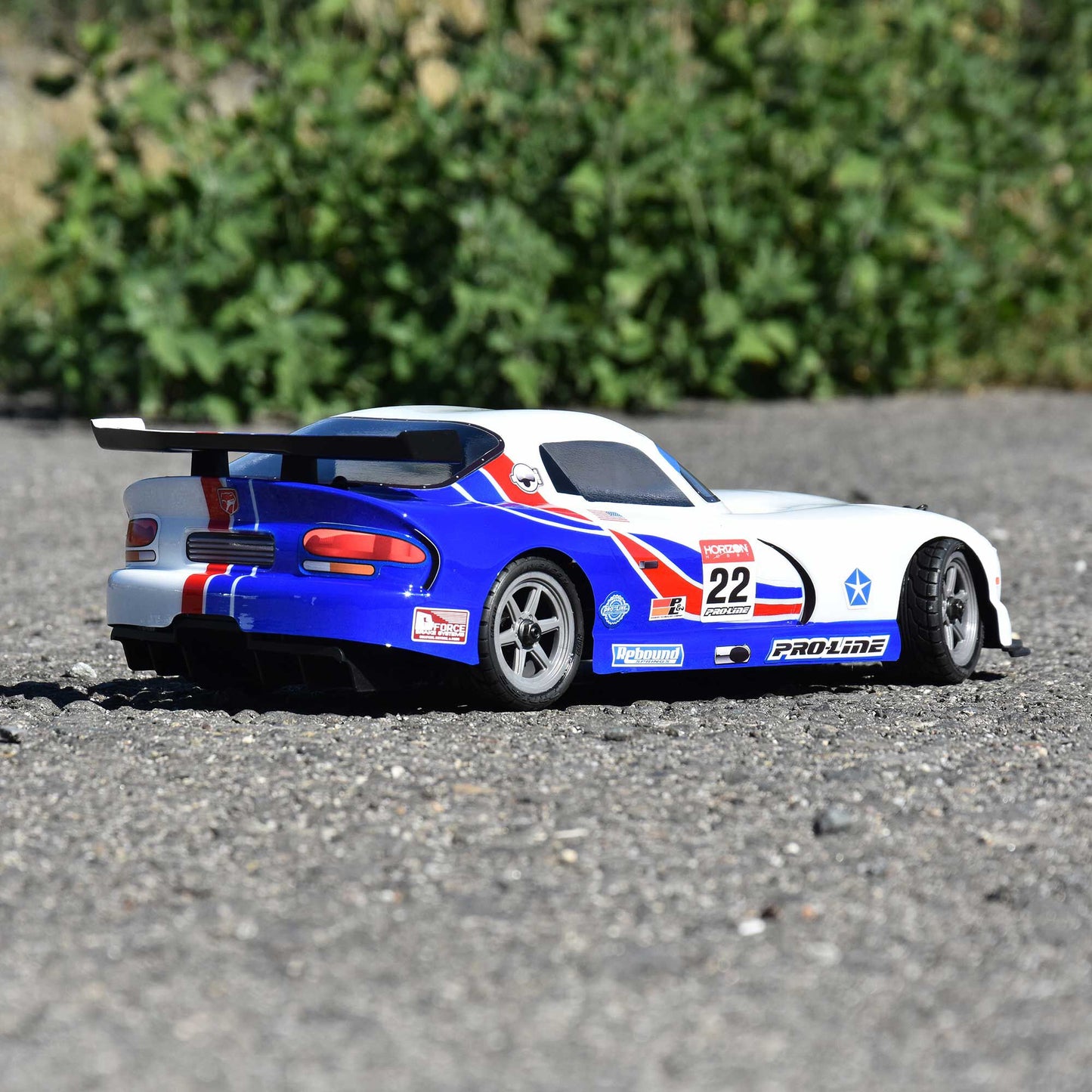 1/12 Pre-Cut 2002 Dodge Viper GTS CLEAR Body: Losi NASCAR