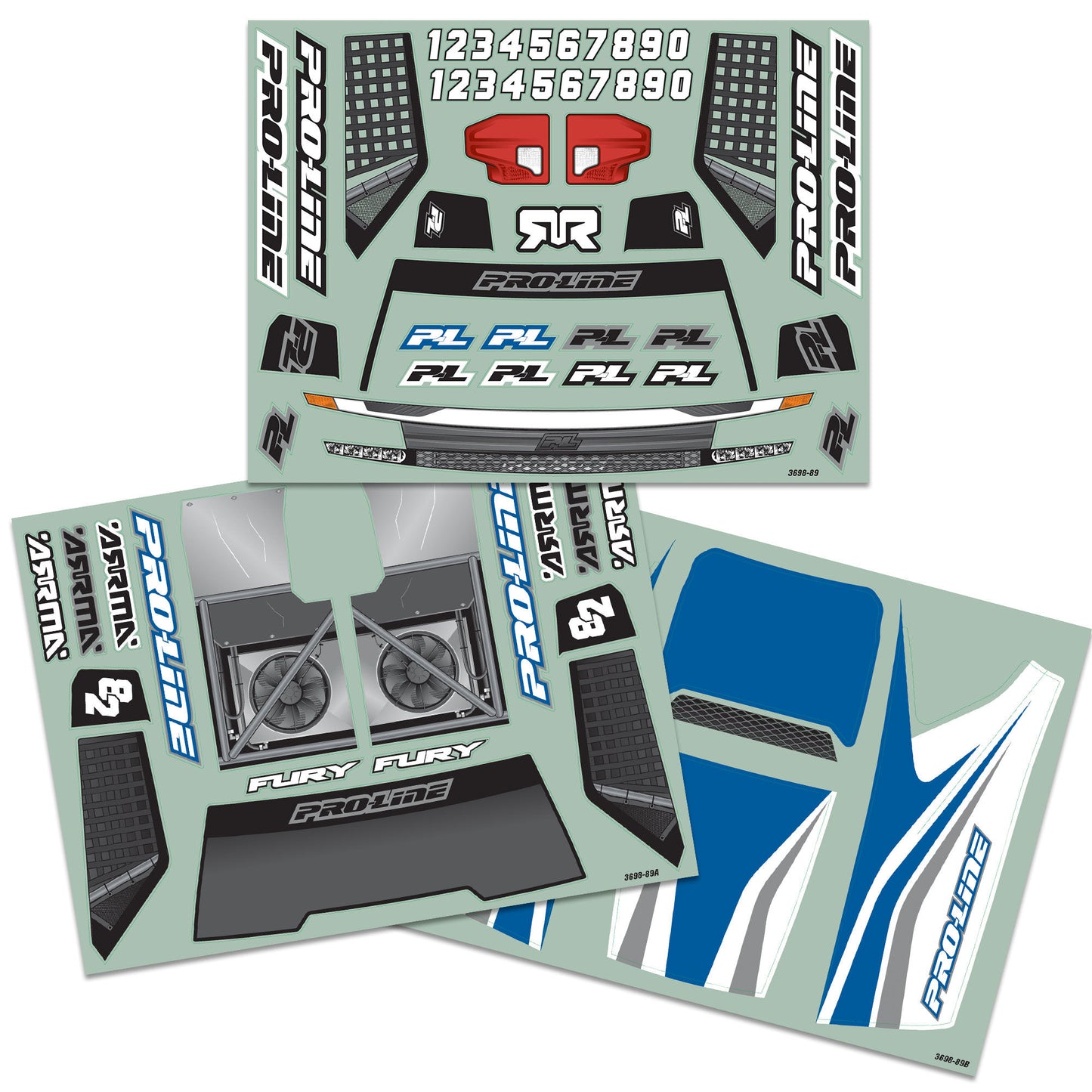 Sector Clear Body for Arrma Fury - PRE-CUT CLEAR BODY ONLY