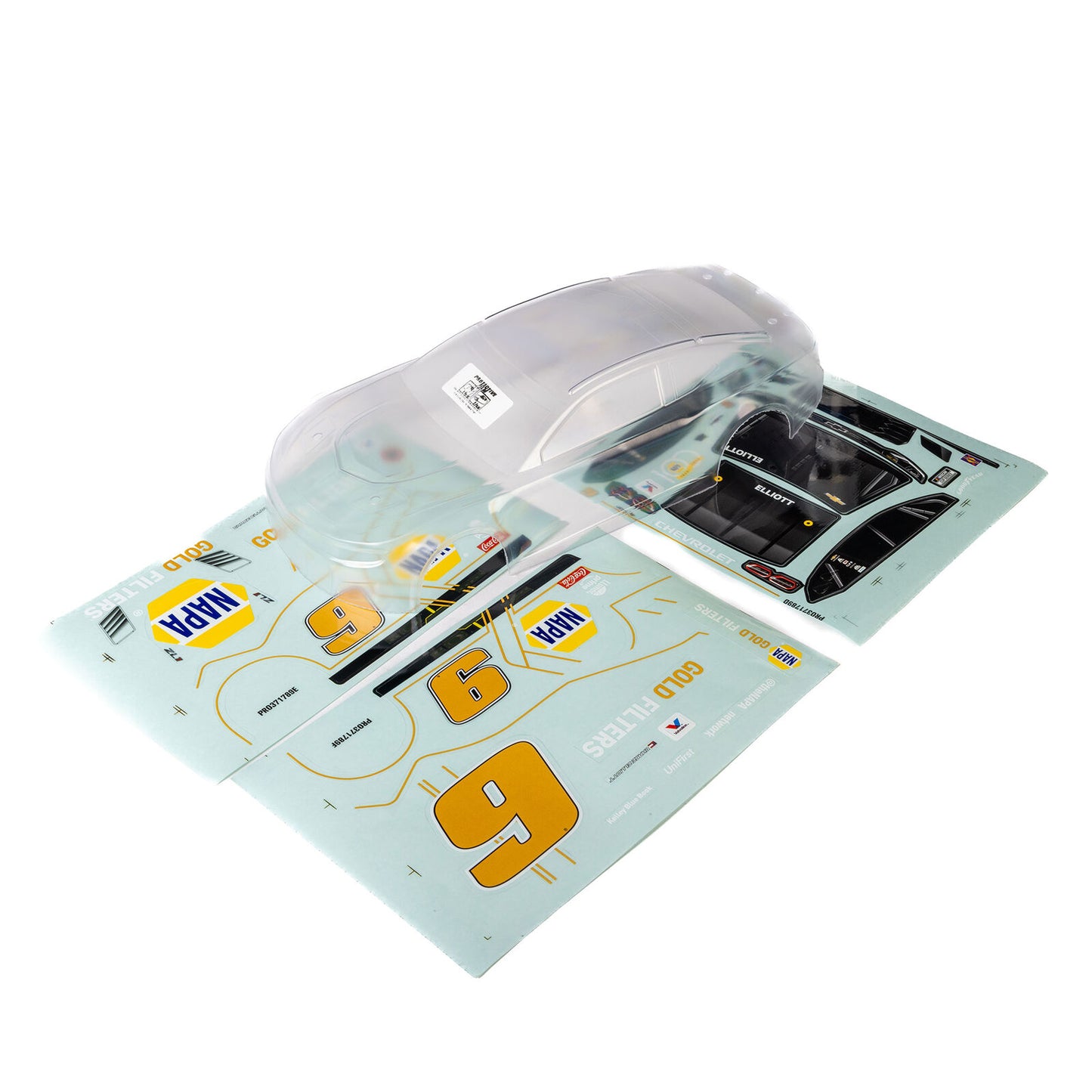1/12 Chase Elliott #9 NAPA DIY Clear 2025 Body: Losi NASCAR