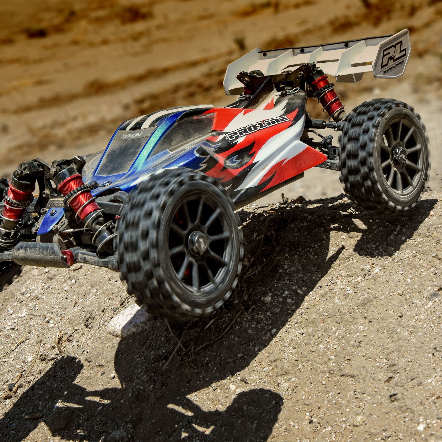 Badlands MX M2 Buggy Tires Mounted 17mm Black Mach 10 (2)