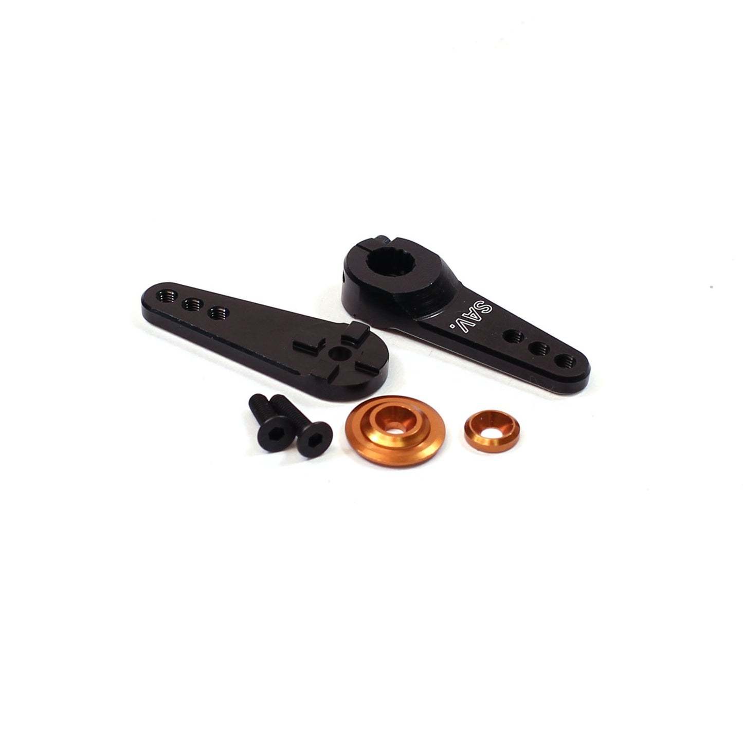 Aluminum Large 4-in-1 Clamping Servo Arm, 15 Tooth