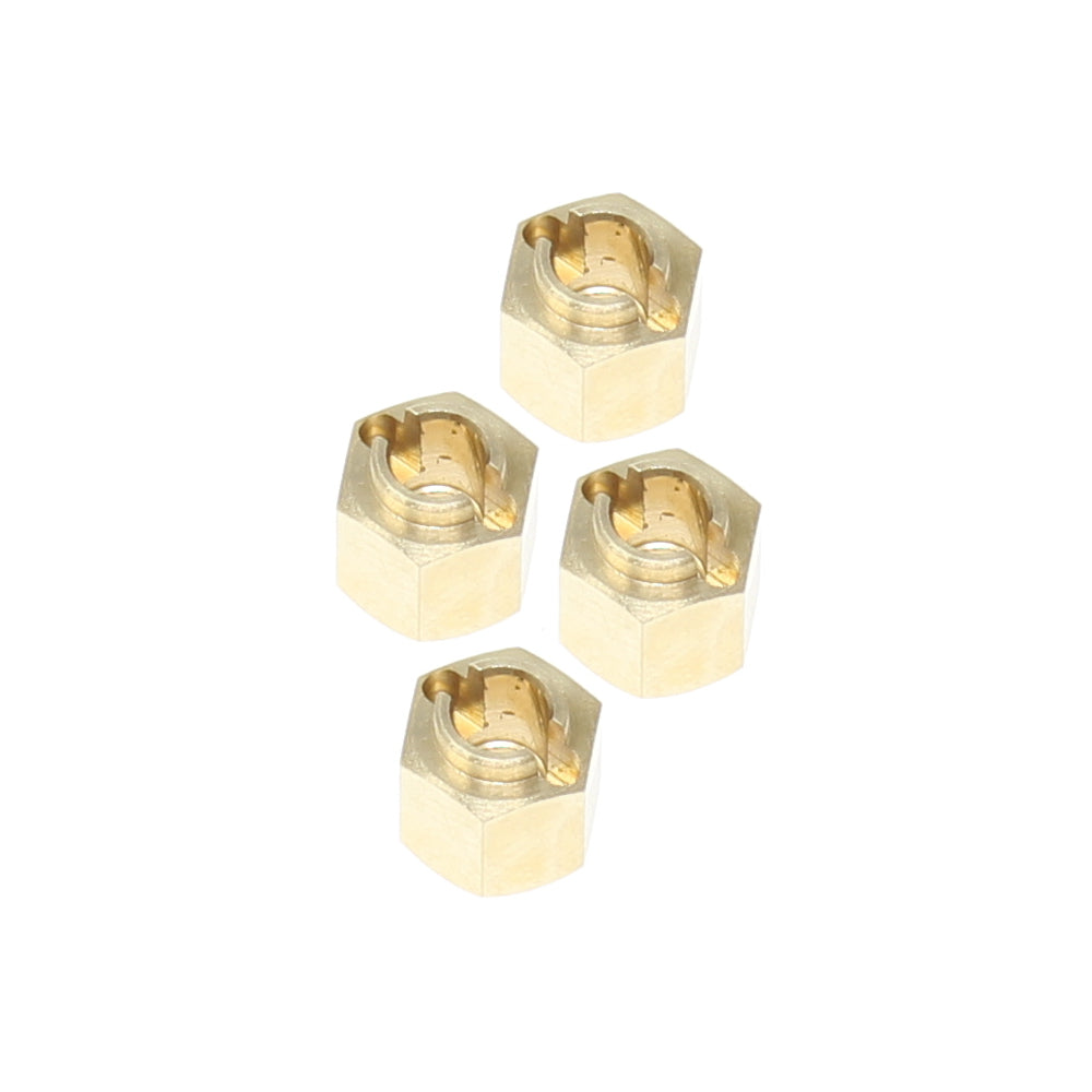 Wheel Hexes (Brass) (4pcs)