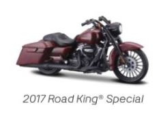 Maisto 1/18 H-D Motorcycles, Series 39 2017 Road King Special