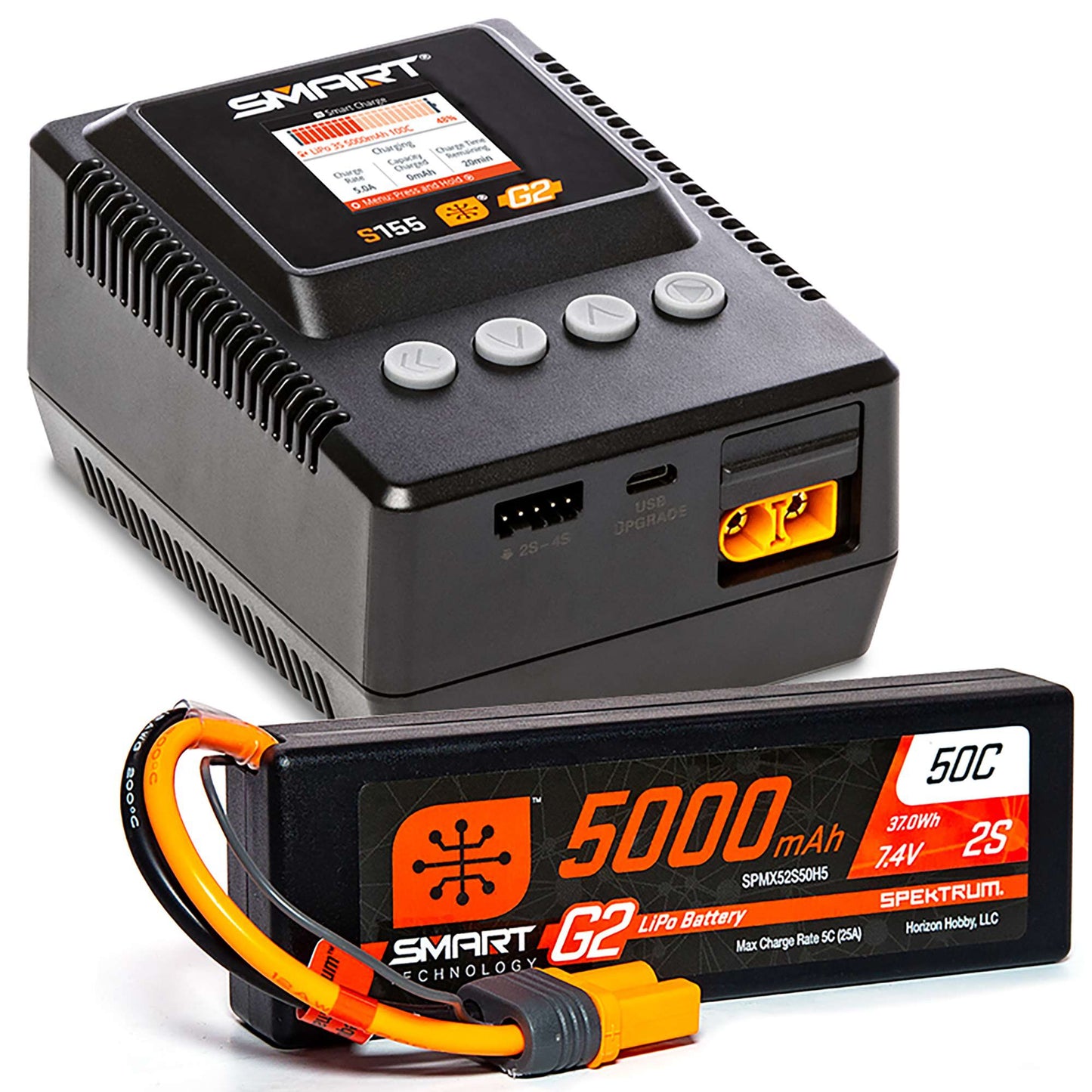 Smart Powerstage 2S Bundle: 2S LiPo & Charger