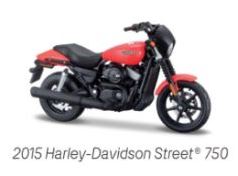 Maisto 1/18 H-D Motorcycles, Series 40 Street 750