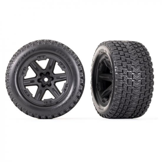 Traxxas Tires & wheels, assembled (2.8")