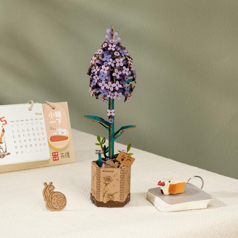 Lilac | Rowood TW021 Wooden Flower