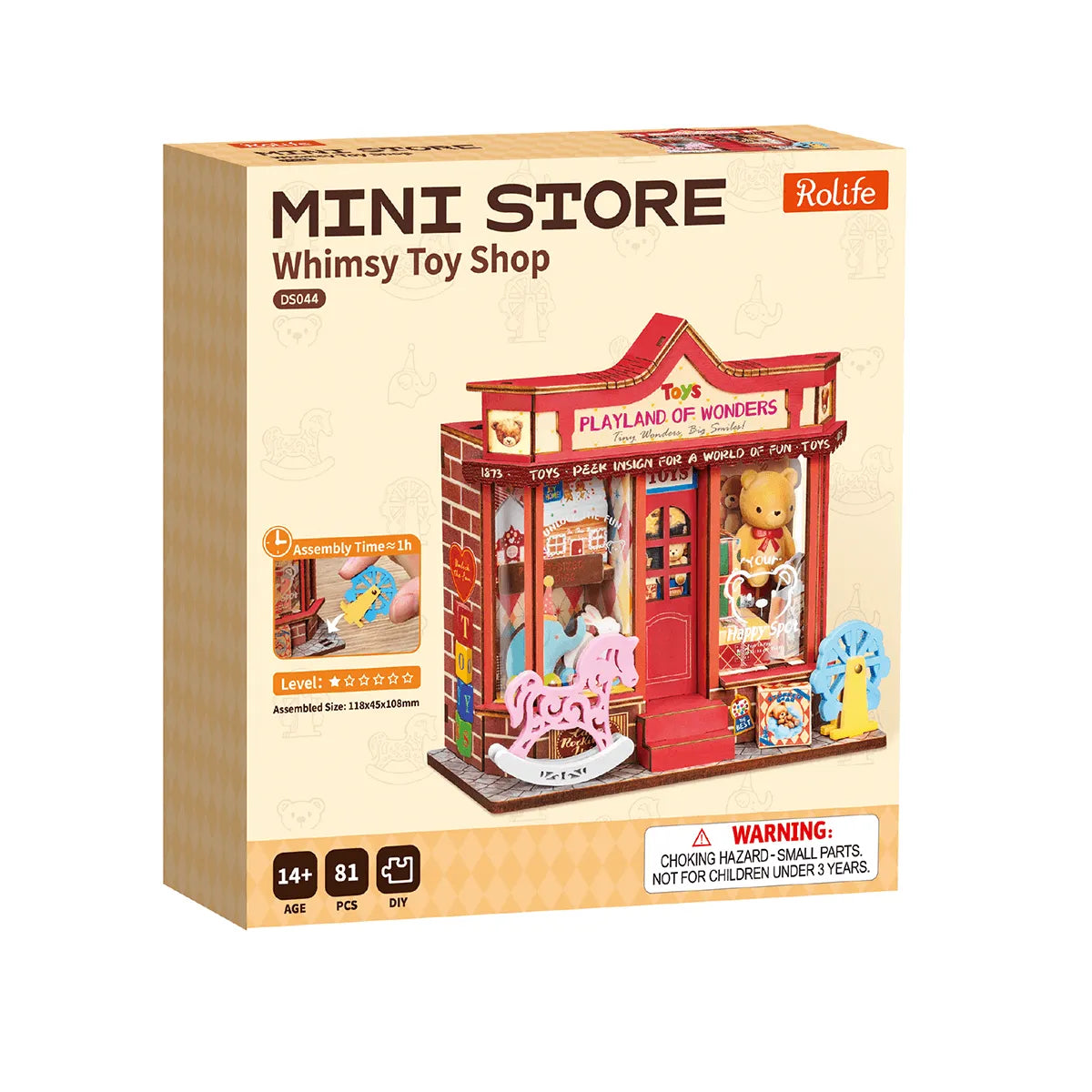 Whimsy Toy Shop - DIY Miniature House Kit