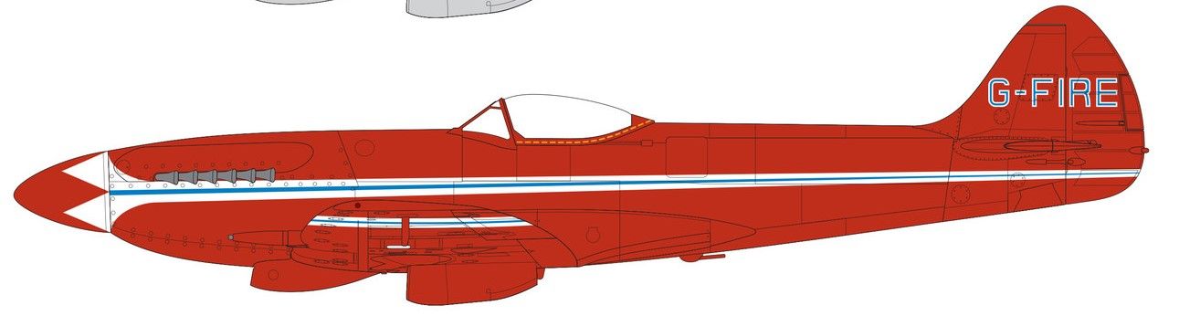 1:48 Supermarine Spitfire MkXIV Race Sch