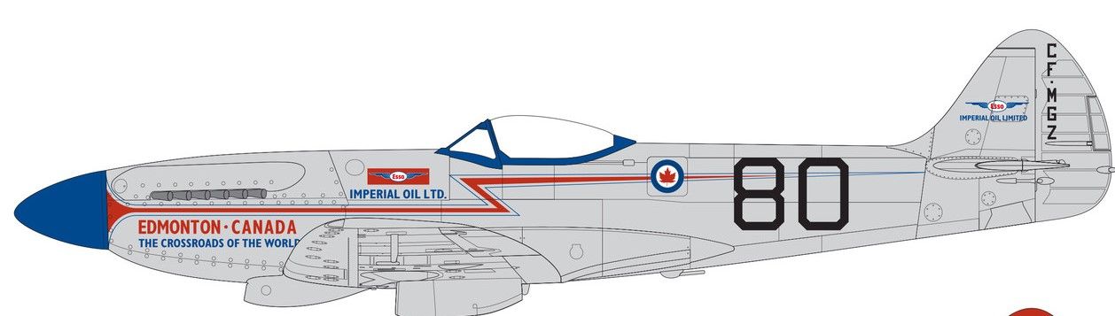 1:48 Supermarine Spitfire MkXIV Race Sch