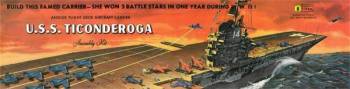 AAN0611 — 1/500 USS Ticonderoga CV14 Angled Flight Deck Aircraft Carrier