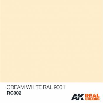 AKIRC002 — Real Colors Acrylic Lacquer Paint 10ml Cream White
