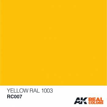 AKIRC007 — Real Colors Acrylic Lacquer Paint 10ml Yellow