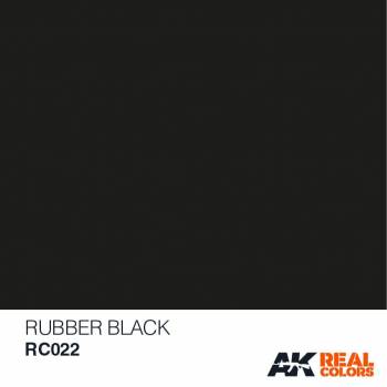 AKIRC022 — Real Colors Acrylic Lacquer Paint 10ml Rubber Black