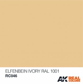 AKIRC046 — Real Colors Acrylic Lacquer Paint 10ml Ivory RAL1001 Interior