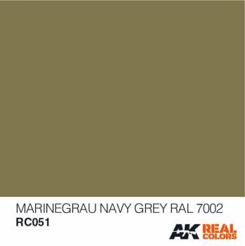 AKIRC051 — Real Colors Acrylic Lacquer Paint 10ml Navy Grey RAL7002