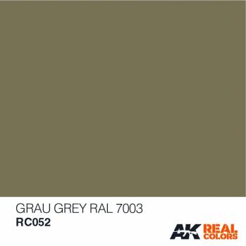 AKIRC052 — Real Colors Acrylic Lacquer Paint 10ml Grey RAL7003 RLM02