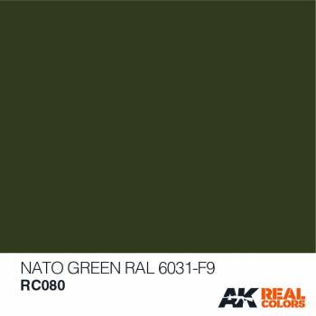 AKIRC080 — Real Colors Acrylic Lacquer Paint 10ml NATO Green RAL6031 F9