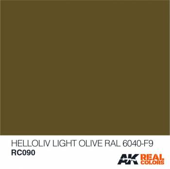 AKIRC090 — Real Colors Acrylic Lacquer Paint 10ml Light Olive RAL6040 F9