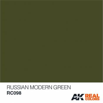AKIRC098 — Real Colors Acrylic Lacquer Paint 10ml Russian Modern Green