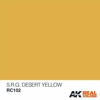 AKIRC102 — Real Colors Acrylic Lacquer Paint 10ml Syrian Guard Desert Yellow