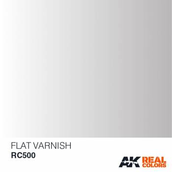 AKIRC500 — Real Colors Acrylic Lacquer Varnish 10ml Flat