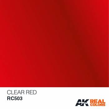 AKIRC503 — Real Colors Acrylic Lacquer Paint 10ml Clear Red