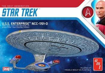 AMT1126M — 1/25000 Star Trek USS Enterprise-D Snap
