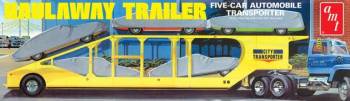 AMT1193 — 1/25 5-Car Haulaway Trailer