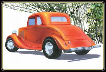 AMT1384 — 1/25 1934 Ford 5-Window Coupe Street Rod