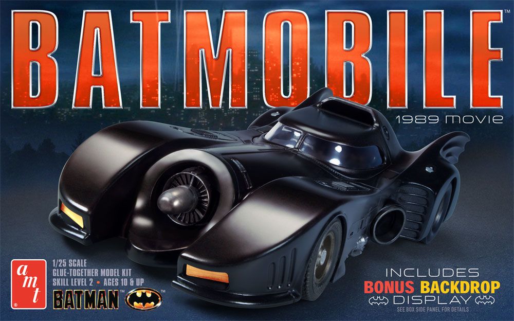 AMT Batmobile from the 1989 Batman Movie 1/25 Model Kit Level 2