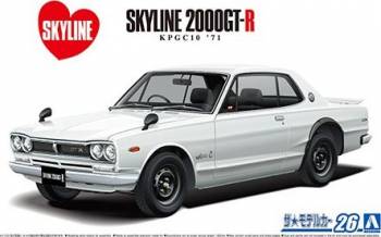 AOS06106 — 1/24 Nissan KPGC10 Skyline HT2000 GT-R 71