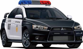 AOS06282 — 1/24 Mitsubishi CZ4A Lancer Evolution X Patrolcar '07 Tai