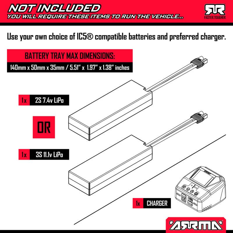 1/10 Quake 223S with DSC 2WD RTR - Red